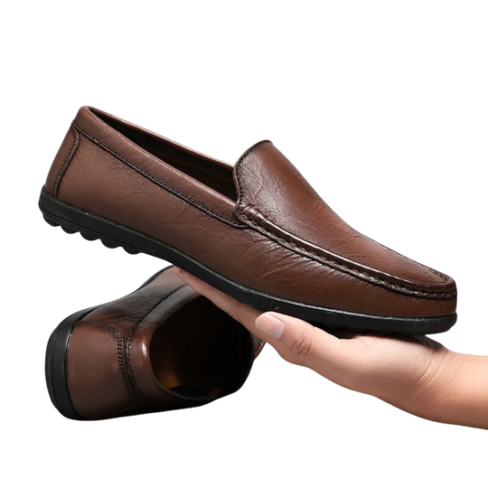 Herren Loafers Eleganter Stil Leder