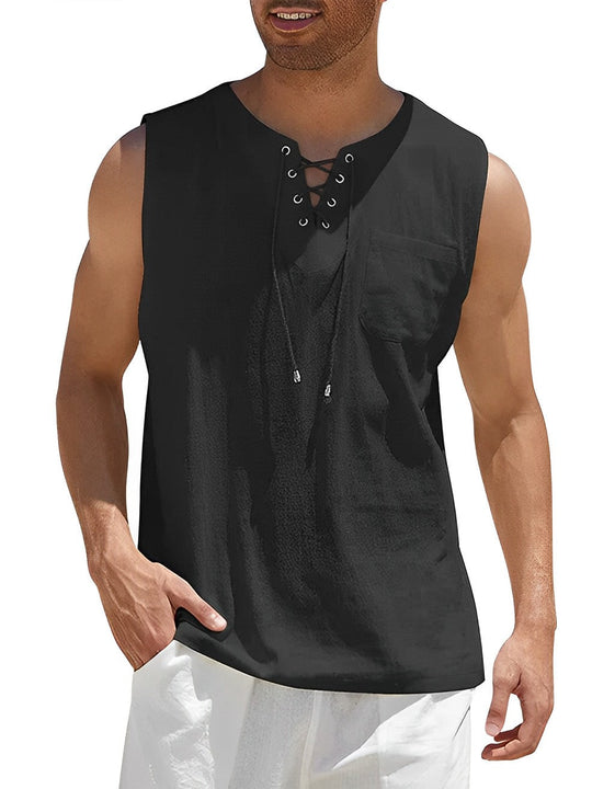 Herren Tanktop Atmungsaktiv Baumwolle - Gym Tanktop für Männer, Bequem und Vielseitig 3