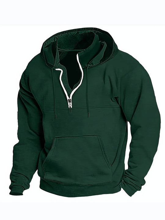 Variant image for Herren Kapuzenpullover Lässig Baumwolle mit Kängurutasche-8