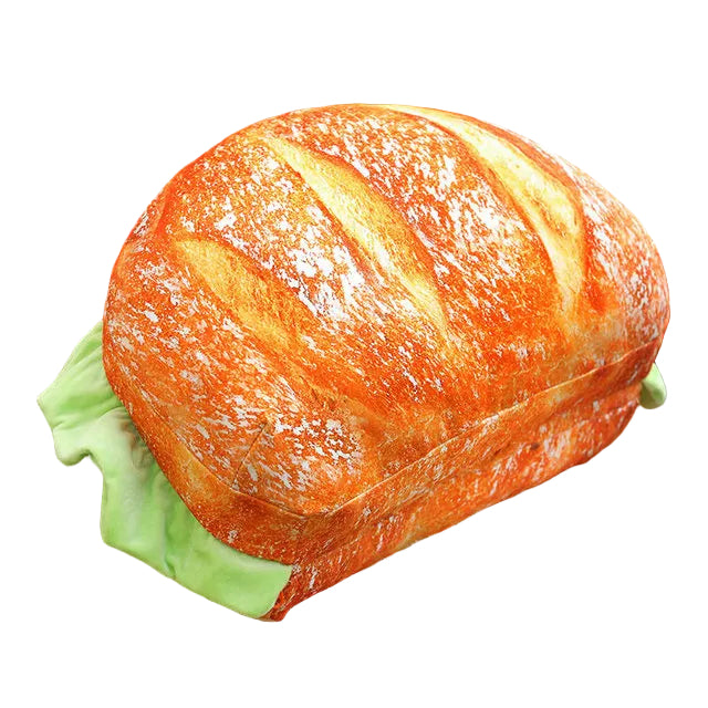 2-in-1 Sitzkissen Stuhl mit Hamburger-Design für Komfort und Entspannung 0