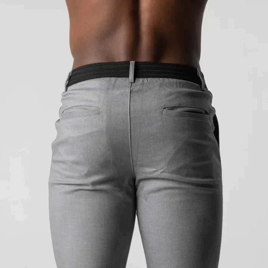 Herren Chino Hose Slim Fit Hochwertige Baumwollmischung-4