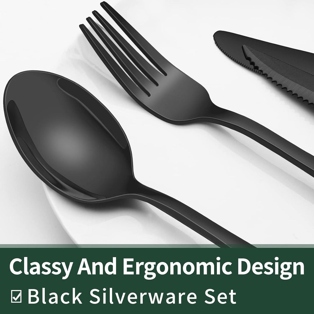 24-teiliges Besteckset für 4 Personen mit Modernem Design 5