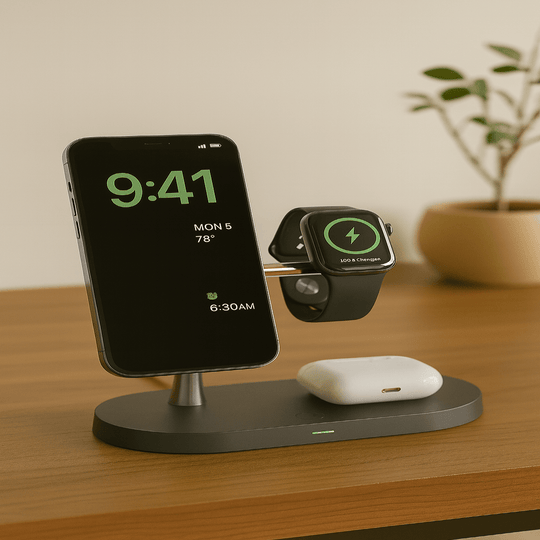 3-in-1 Ladestation für iPhone, Watch und AirPods 2