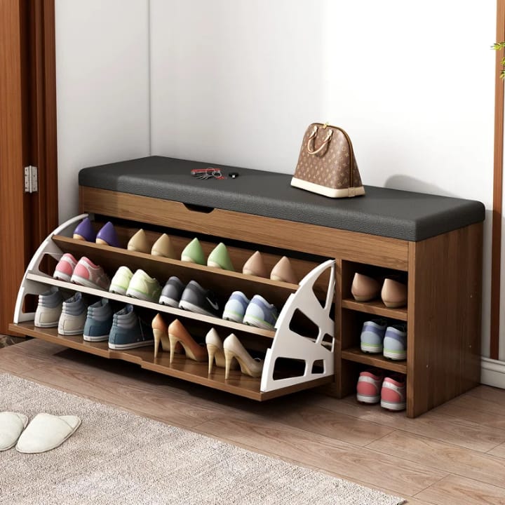 3-in-1 Schuhschrank-Sitzbank für Flur 5