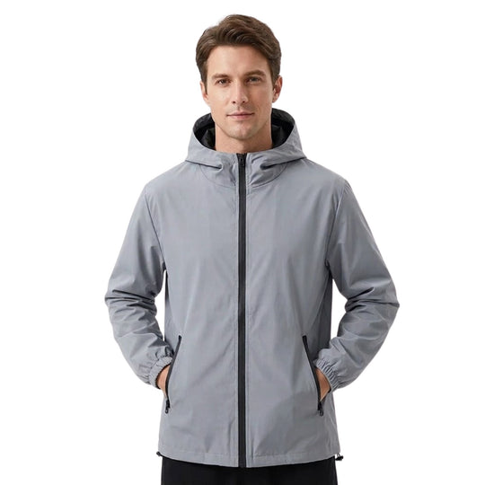 Reflektierende Windjacke