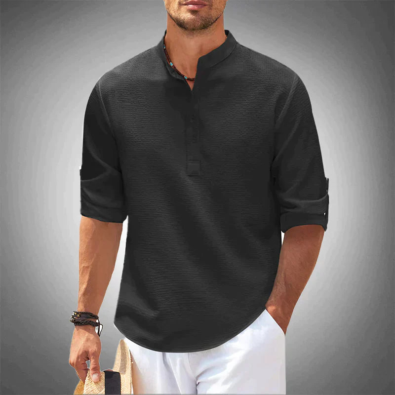 Variant image for Herren Hemd Langarm Elegantes Design Hochwertige Baumwolle-9