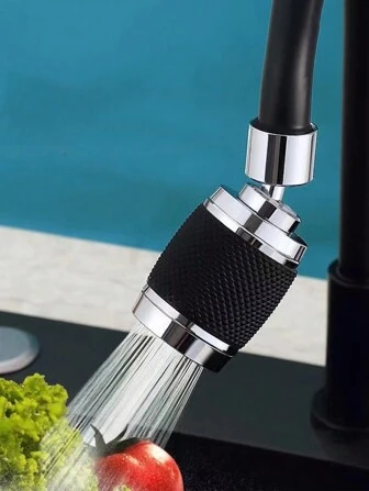 360° Schwenkbarer Wasserhahn mit Sprühkopf für die Küche 7