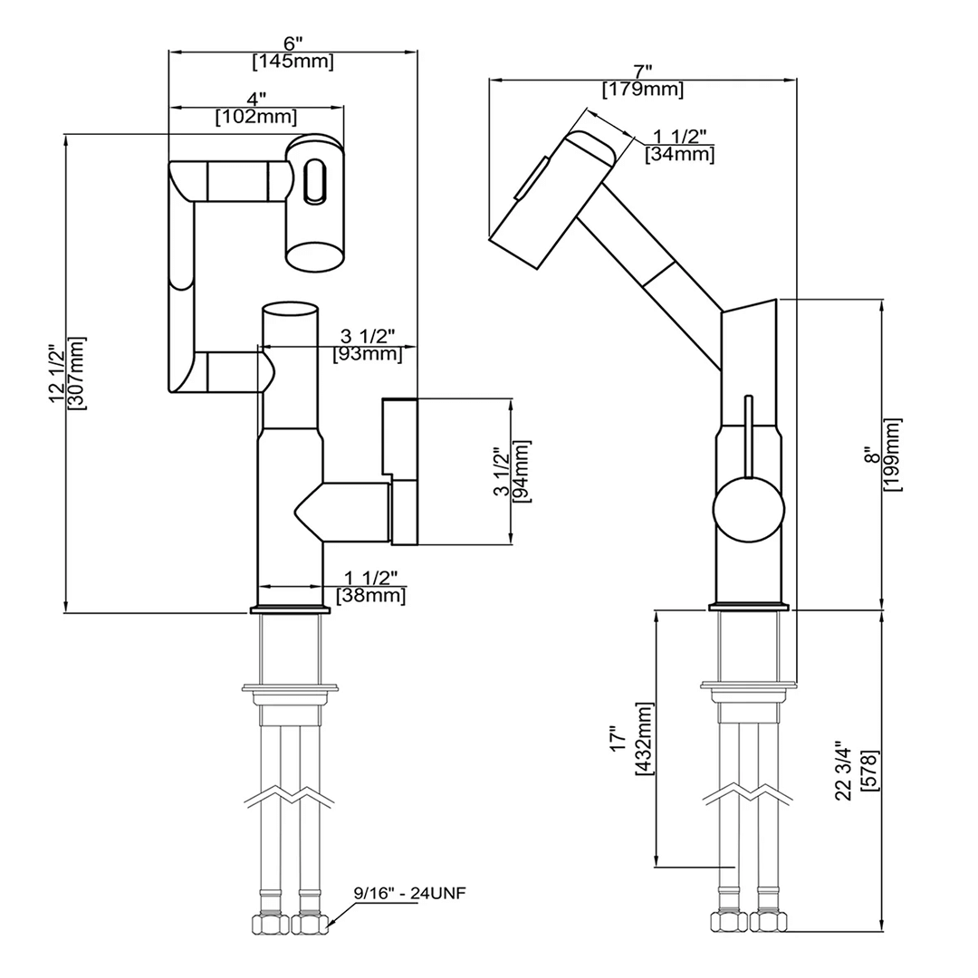 360° Smart Küchenarmatur mit LED-Temperaturanzeige für modernes Design 5
