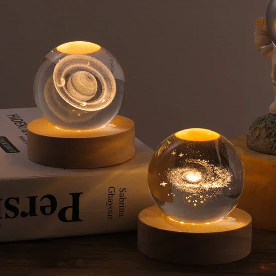 3D-Kristallkugel mit LED-Beleuchtung für Dekoration 1