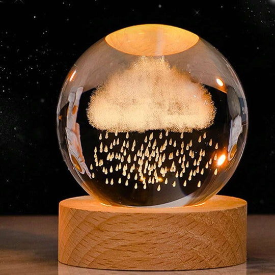 3D-Kristallkugel mit LED-Beleuchtung für Dekoration 9
