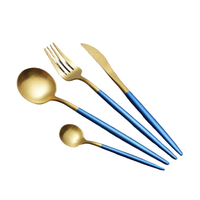 4-teiliges Besteckset Modern für kreative Anlässe 0