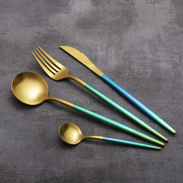 4-teiliges Besteckset Modern für kreative Anlässe 10