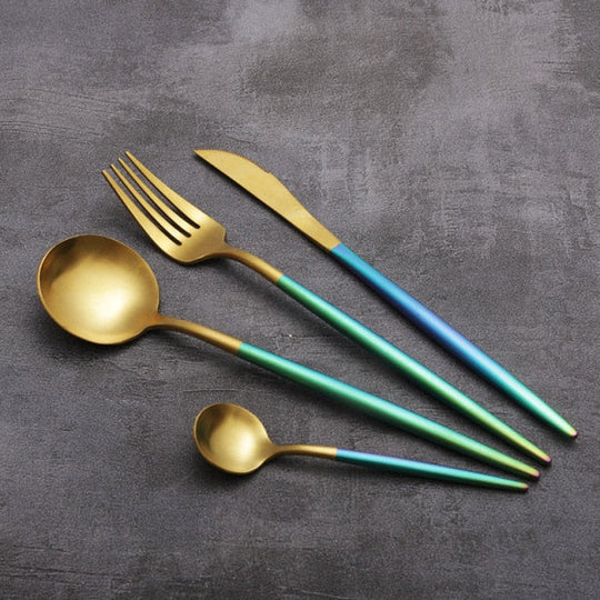 4-teiliges Besteckset Modern für kreative Anlässe 10