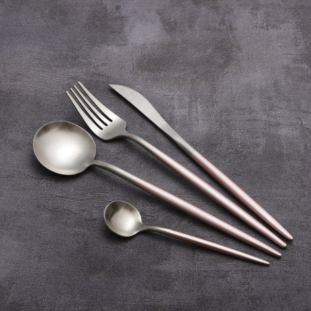 4-teiliges Besteckset Modern für kreative Anlässe 12