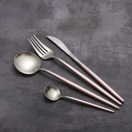 4-teiliges Besteckset Modern für kreative Anlässe 12