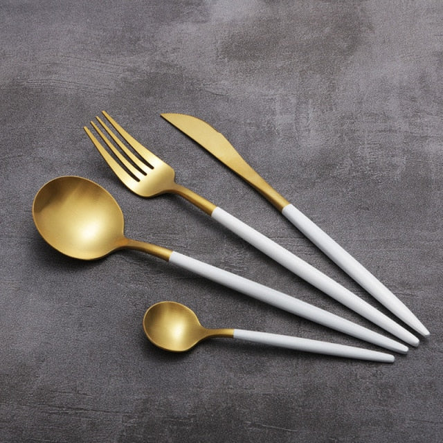 4-teiliges Besteckset Modern für kreative Anlässe 14