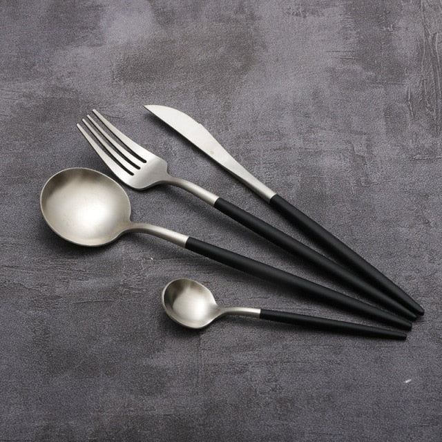4-teiliges Besteckset Modern für kreative Anlässe 7