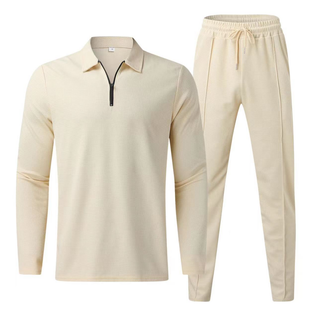 Variant image for Herren Anzug Zweiteiliges Set Elegante Jacke und Hose Hochwertige Baumwollmischung-1