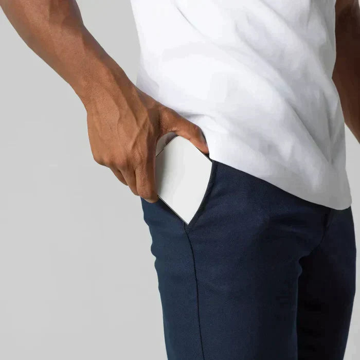 Herren Chino Hose Slim Fit Hochwertige Baumwollmischung-6