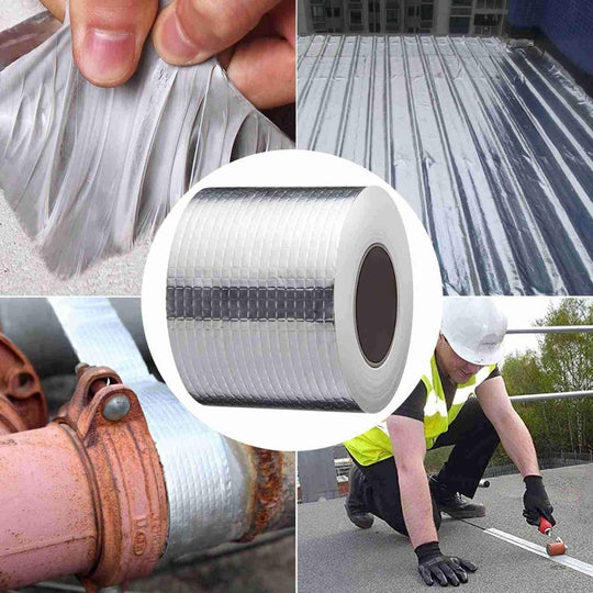 Reparaturband Schwarz Wasserdicht Hochtemperaturbeständig Butylkautschuk 10m x 5cm-1