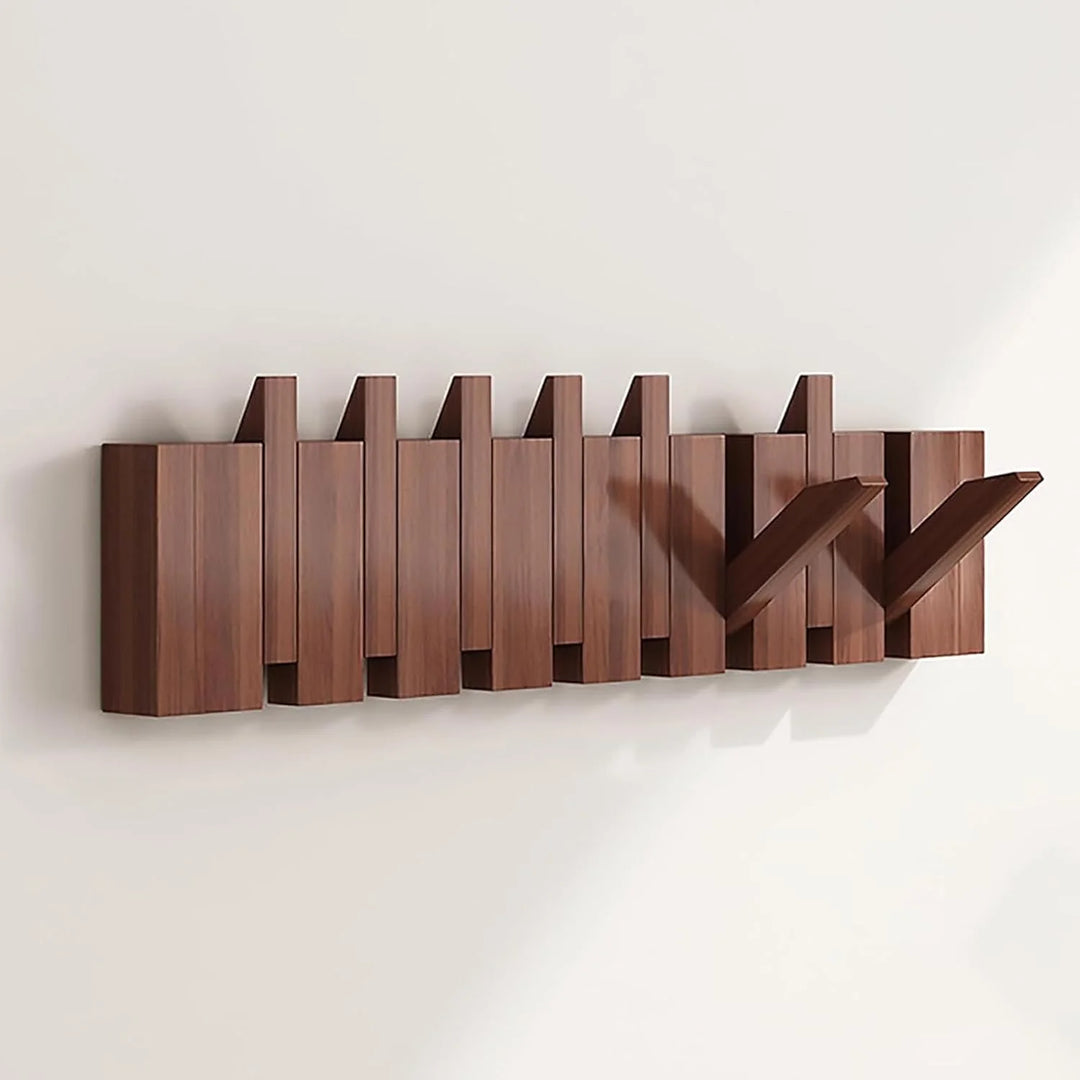 Wandgarderobe mit Magnetischen Klapphaken im Minimalistischen Design