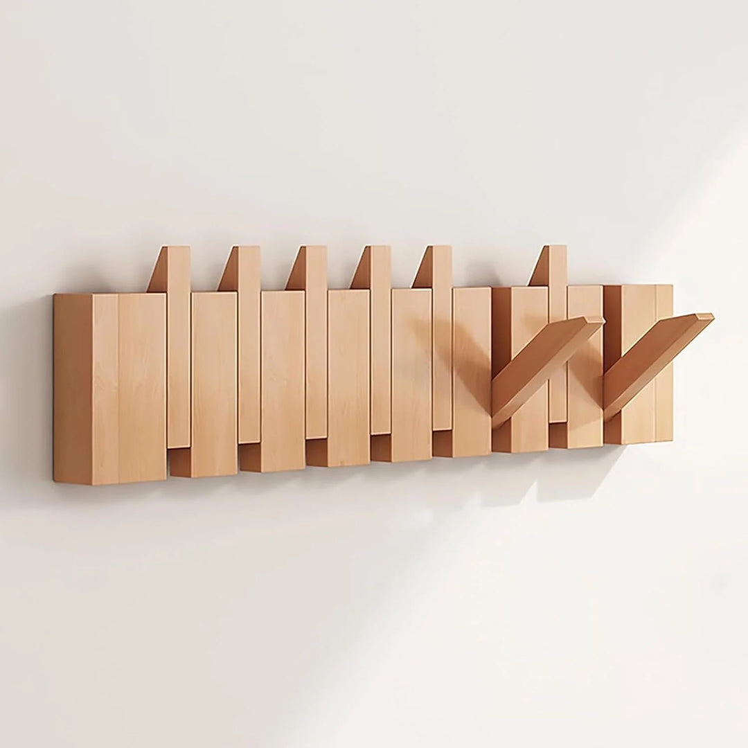 Wandgarderobe mit Magnetischen Klapphaken im Minimalistischen Design
