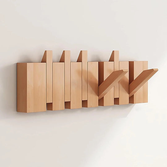 Wandgarderobe mit Magnetischen Klapphaken im Minimalistischen Design