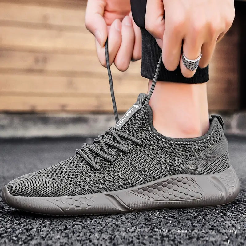 Herren Lauf Schuhe Atmungsaktiv Leicht Sportlich-4