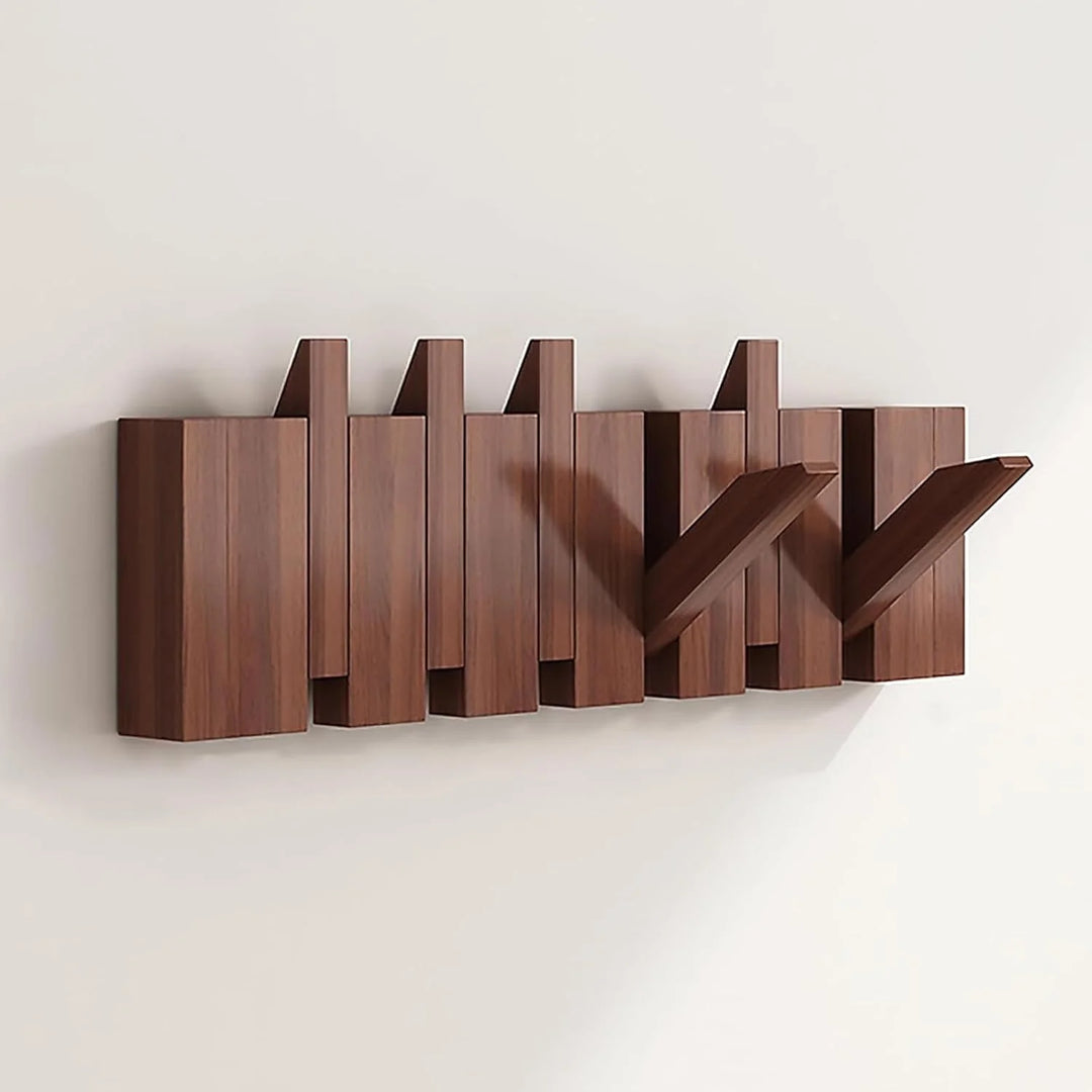 Wandgarderobe mit Magnetischen Klapphaken im Minimalistischen Design