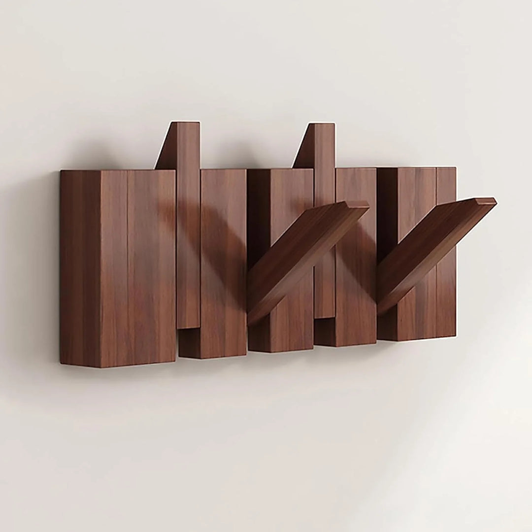 Wandgarderobe mit Magnetischen Klapphaken im Minimalistischen Design