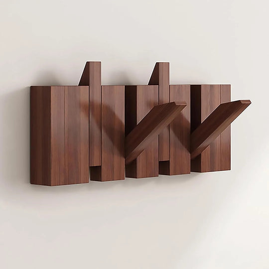 Wandgarderobe mit Magnetischen Klapphaken im Minimalistischen Design