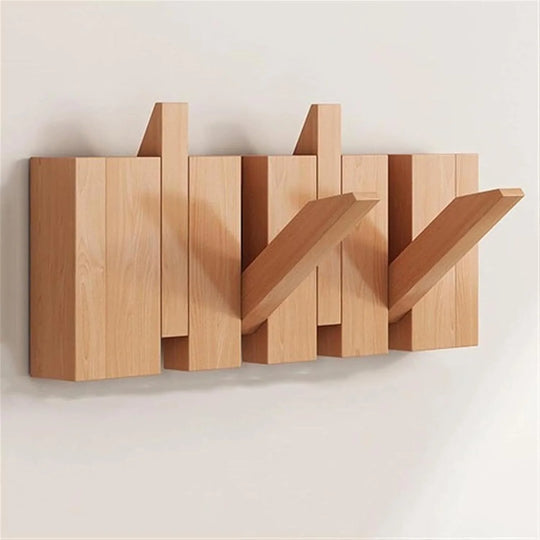 Wandgarderobe mit Magnetischen Klapphaken im Minimalistischen Design