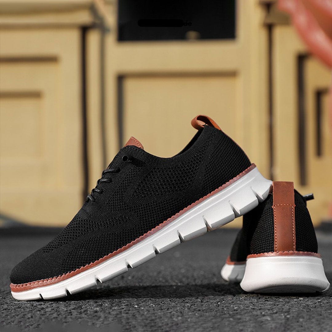 Herren Schuhe Komfortabel Atmungsaktives Leder für Alltag und Büro 6