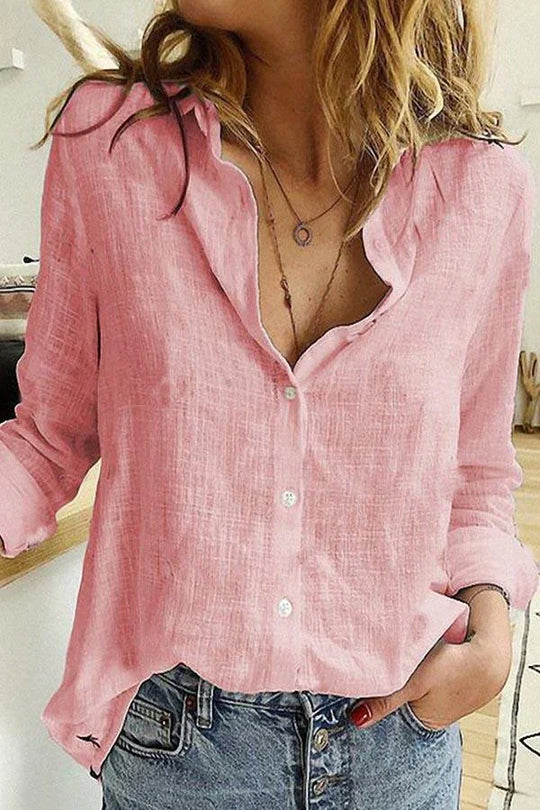 Variant image for Damen Bluse Elegante V-Ausschnitt mit Stickereien-5