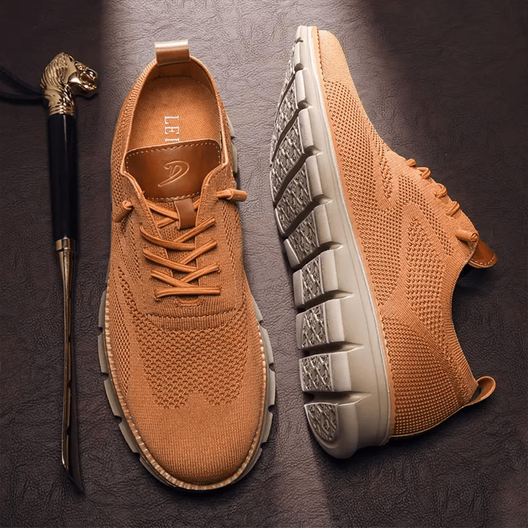 Herren Schuhe Komfortabel Atmungsaktives Leder für Alltag und Büro 2