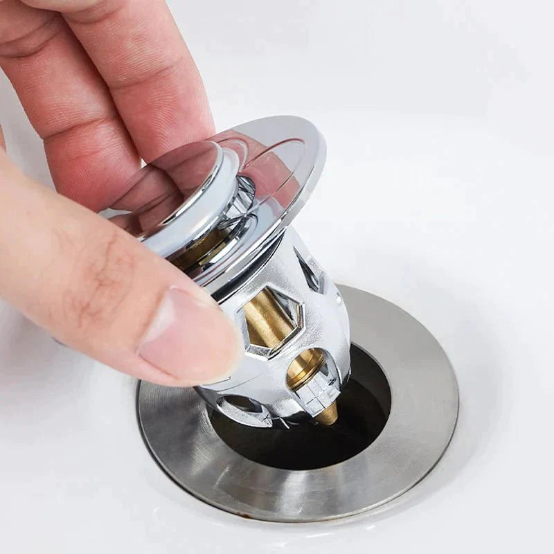 Abflussfilter für Waschbecken und Badewanne mit Universeller Passform 0