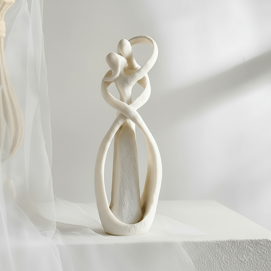 Abstrakte Skulptur für zeitlose Liebe 7