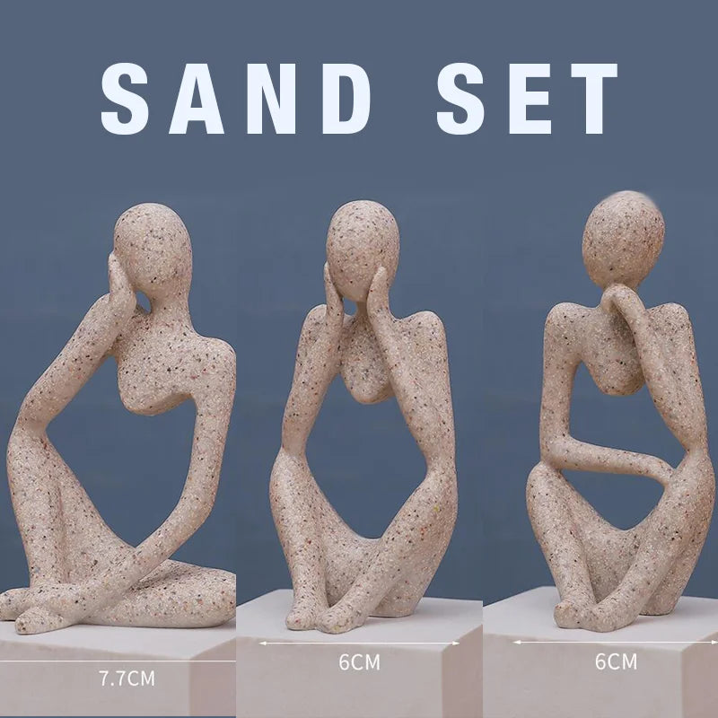 Abstrakte Statue für Wohnzimmer und Büro 15