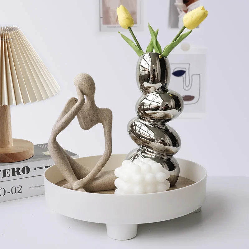 Abstrakte Statue für Wohnzimmer und Büro 3
