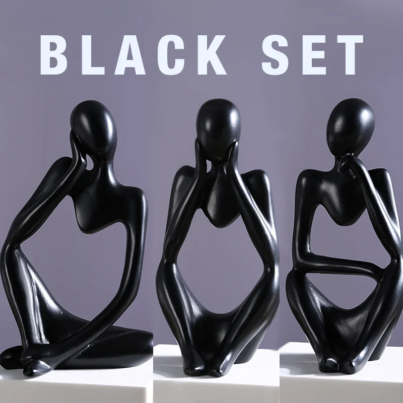 Abstrakte Statue für Wohnzimmer und Büro 6