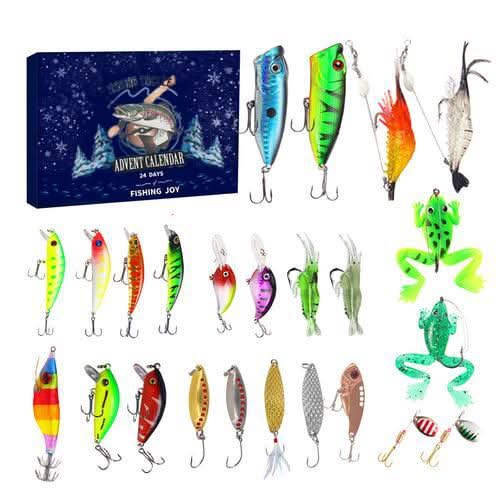 Adventskalender für Angler mit 24 Überraschungen und praktischem Zubehör 10