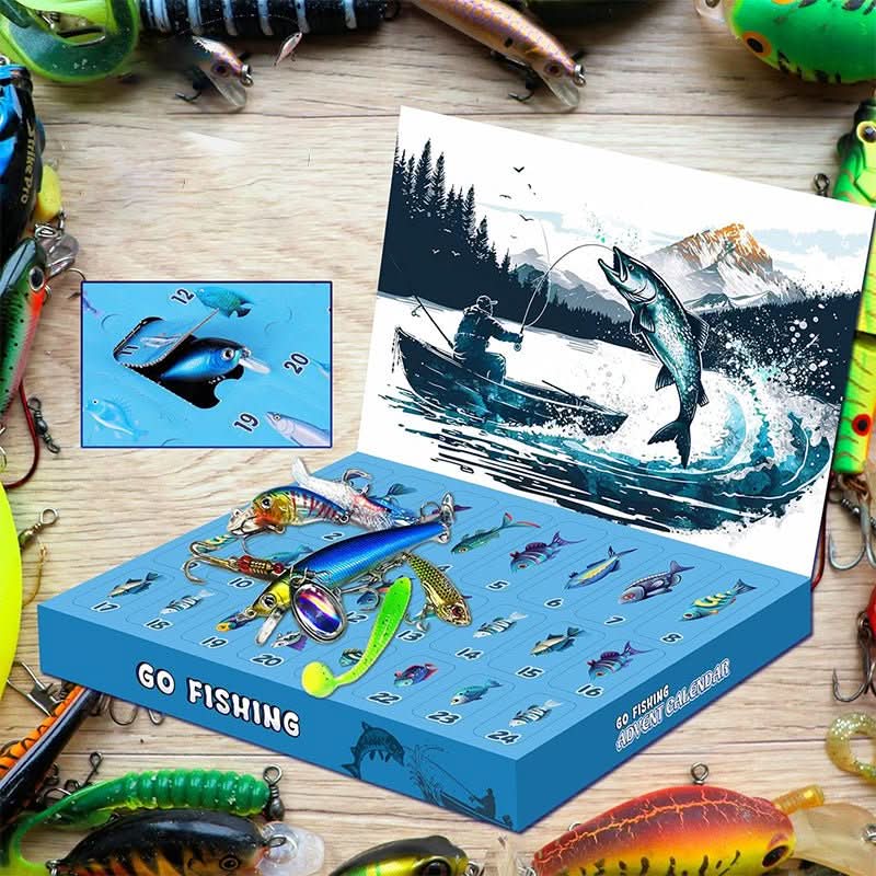 Adventskalender für Angler mit 24 Überraschungen und praktischem Zubehör 2