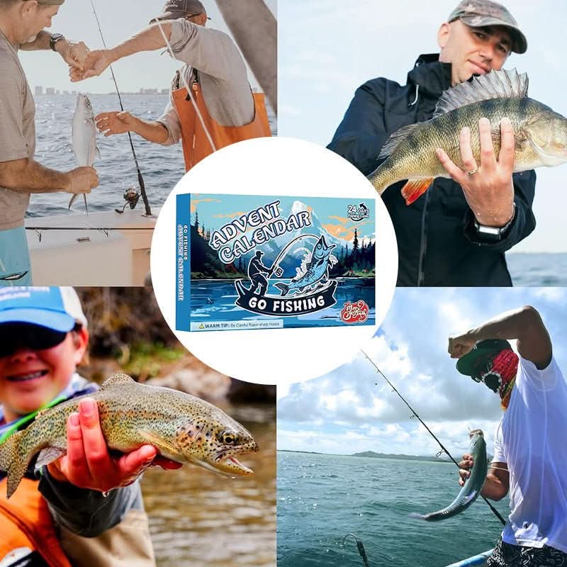 Adventskalender für Angler mit 24 Überraschungen und praktischem Zubehör 7
