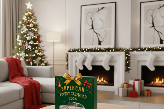 Adventskalender für Autoenthusiasten mit Miniatur-Supersportwagen 0