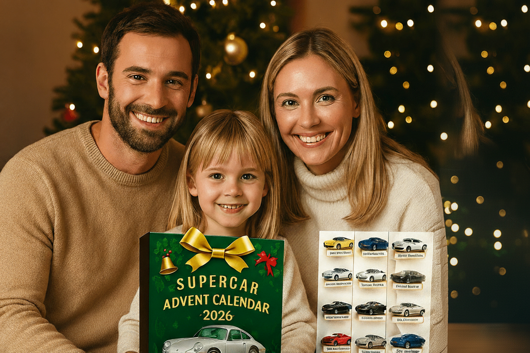 Adventskalender für Autoenthusiasten mit Miniatur-Supersportwagen 2
