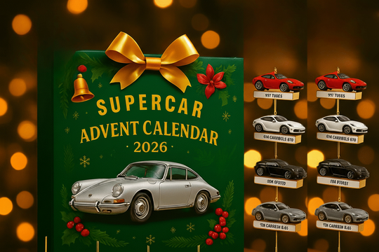 Adventskalender für Autoenthusiasten mit Miniatur-Supersportwagen 3