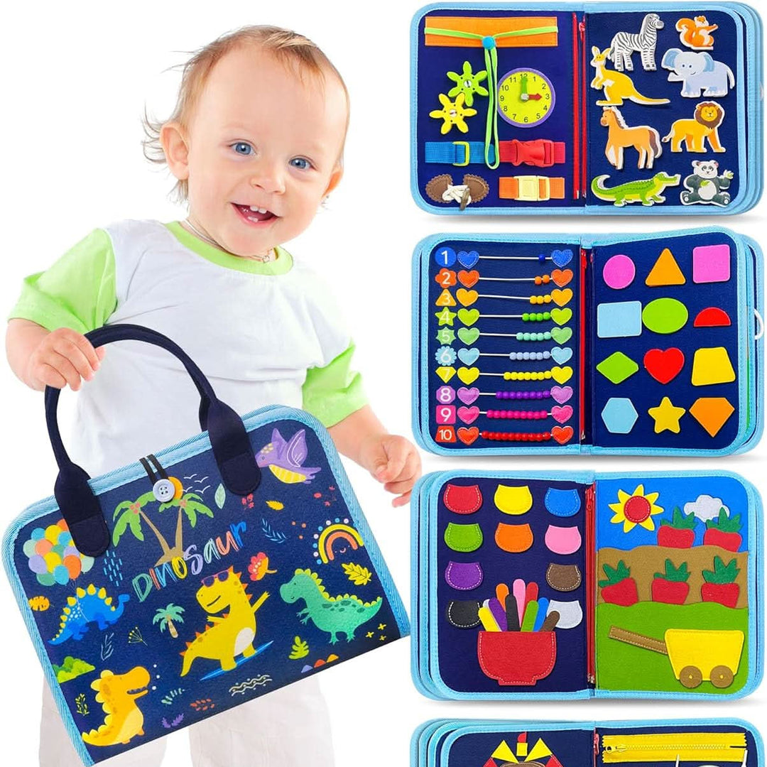 Aktivitätsboard für Babys – Interaktives Lernspielzeug zur Förderung der Feinmotorik und des logischen Denkens 4