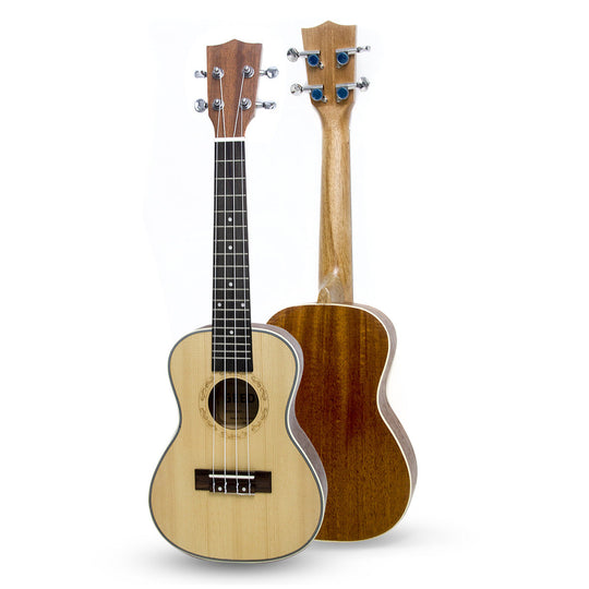 Akustik-Ukulele Bundle Leicht mit Stimmgerät für Damen und Herren 1