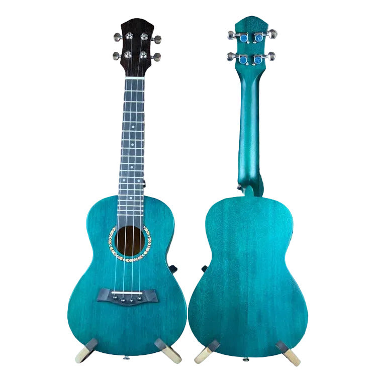 Akustik-Ukulele für Damen und Herren mit markantem Korpusdesign 0