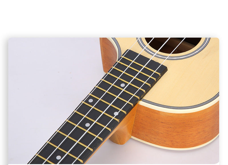 Akustische Ukulele für Damen und Herren mit Stimmgerät und Gigbag kaufen 2